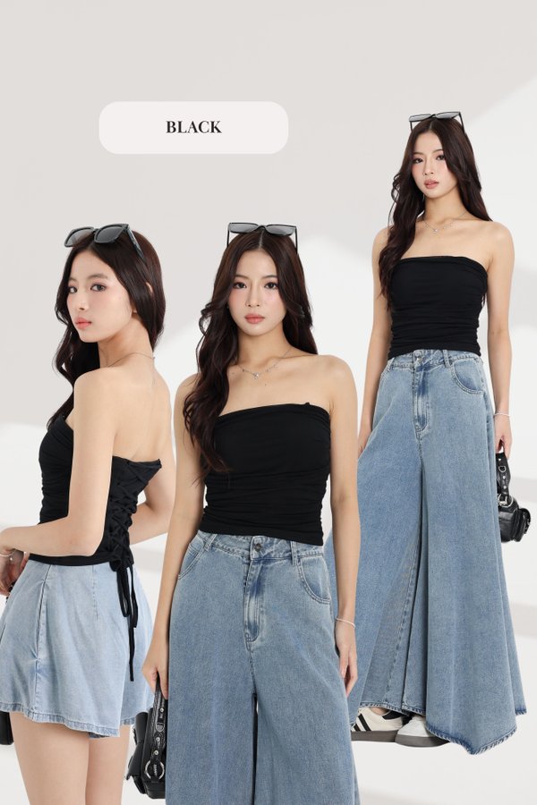 (PO ETA: MID AUG) *LUXE MESH* SOL CORSET MESH TOP (MULTIPLE COLOURS)