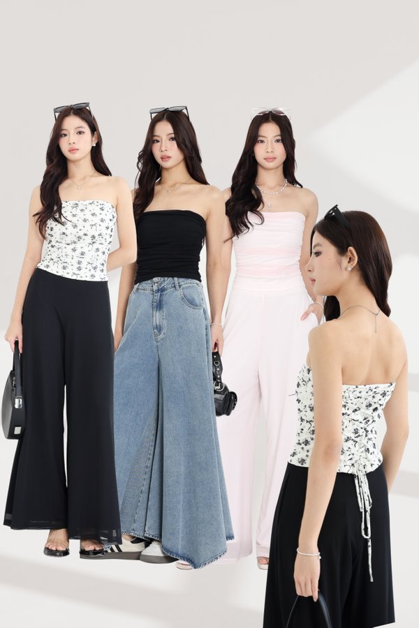 (PO ETA: MID AUG) *LUXE MESH* SOL CORSET MESH TOP (MULTIPLE COLOURS)