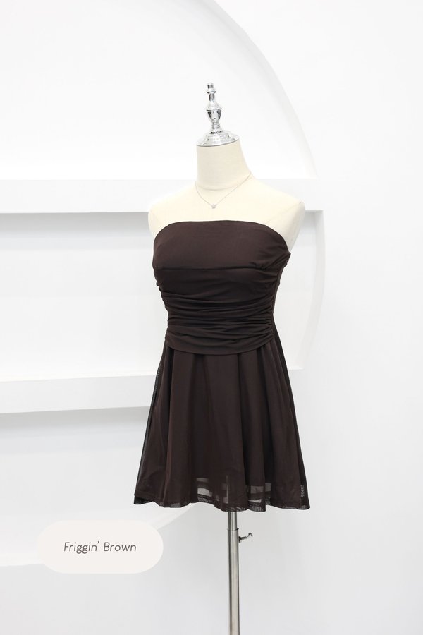 *TPZ LUXE MESH* LELA MESH DRESS ROMPER (WITH DETACHABLE SHORTS) IN SOLID (MULTIPLE COLOURS)