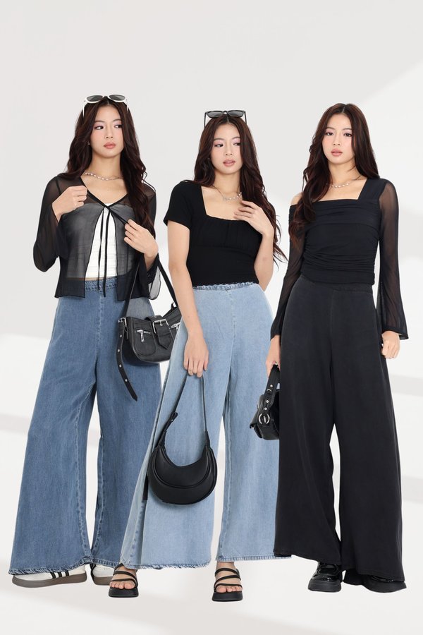 (PO ETA : END SEP) *TPZ* (REGULAR) STELLA HIGH WAISTED TENCEL DENIM JEANS (MULTIPLE COLOURS)