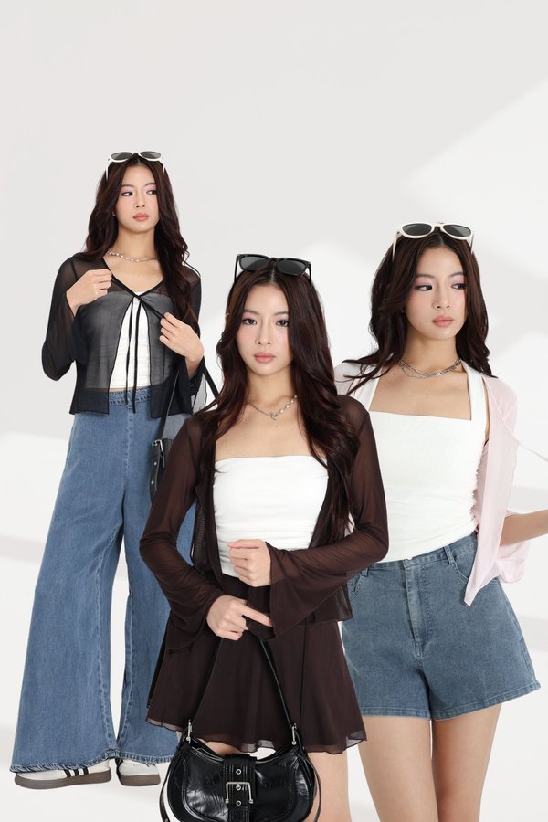 (PO ETA: END SEPT) *TPZ LUXE MESH* FAIRY CARDIGAN 3.0 (MULITPLE COLOURS)