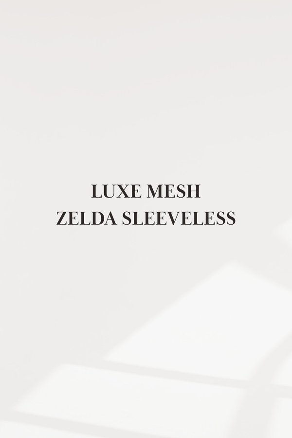 (PO ETA - END OCT) *TPZ LUXE MESH* ZELDA PLEATED FLOWY TOP (MULTIPLE COLOURS)