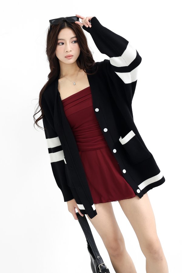 (PREORDER) *TPZ ICONKNIT* SLUSH 2.0 OVERSIZED VARSITY CARDIGAN (MULITPLE COLOURS)