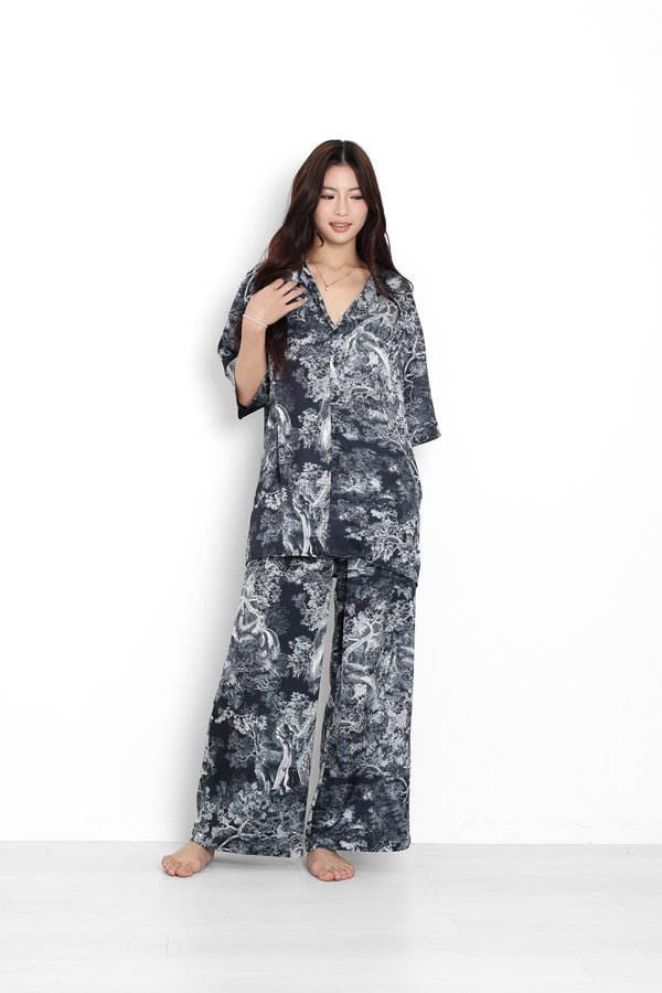 (PO ETA - END NOV) *TPZ LUXURY LOUNGE* THE SUN TPZ SATIN UNISEX SHIRT IN TOILE DE SECRET (MULTIPLE COLOURS)