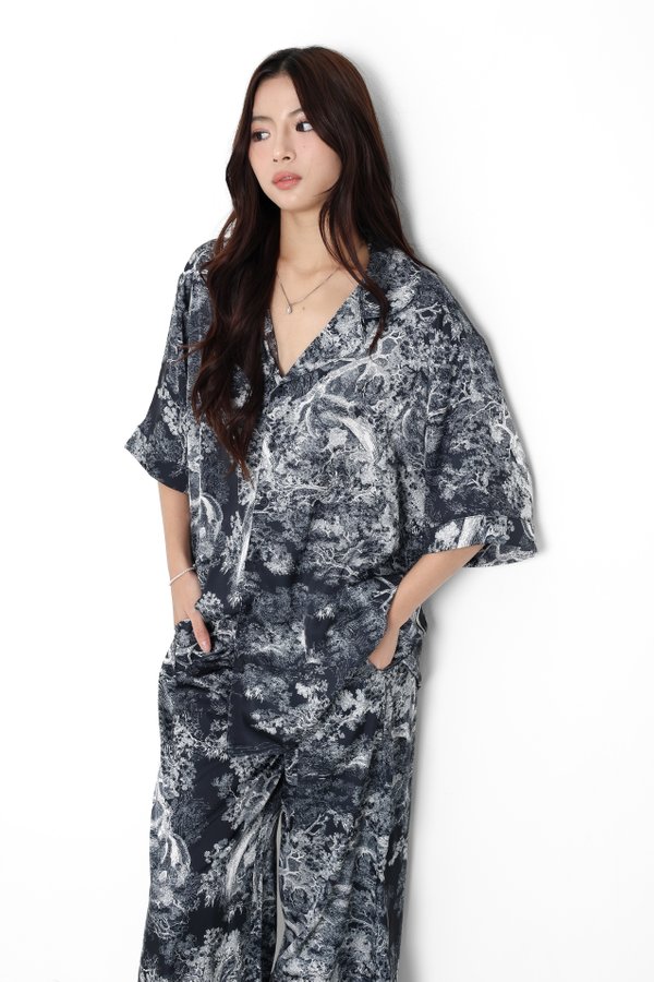 (PO ETA - END NOV) *TPZ LOUNGE* THE SUN TPZ SATIN UNISEX SHIRT IN SOLID (MULTIPLE COLOURS)