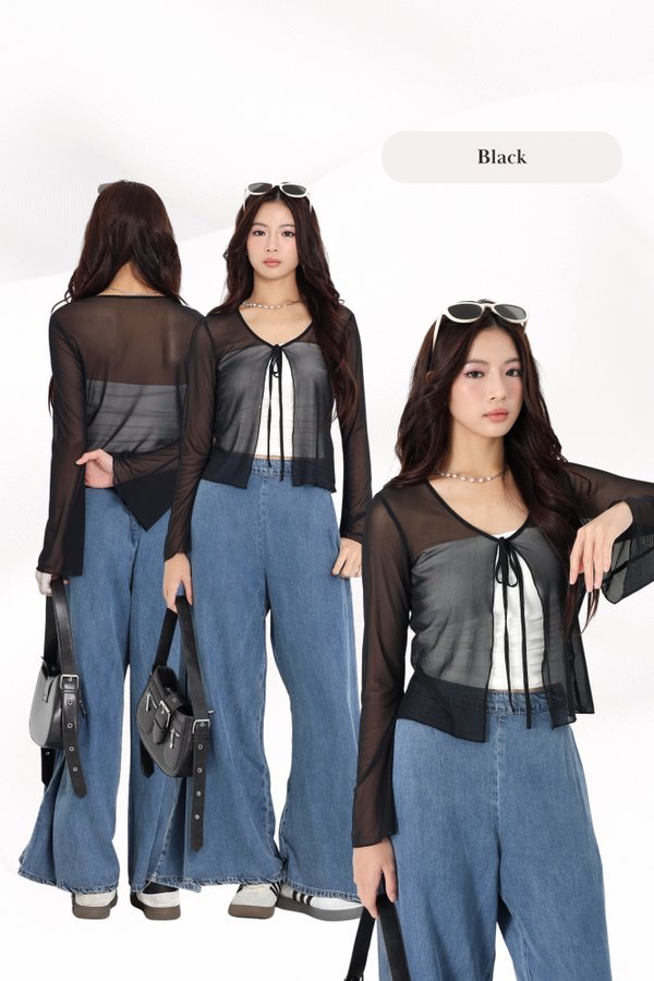 (PREORDER) *TPZ LUXE MESH* FAIRY CARDIGAN 3.0 (MULITPLE COLOURS)