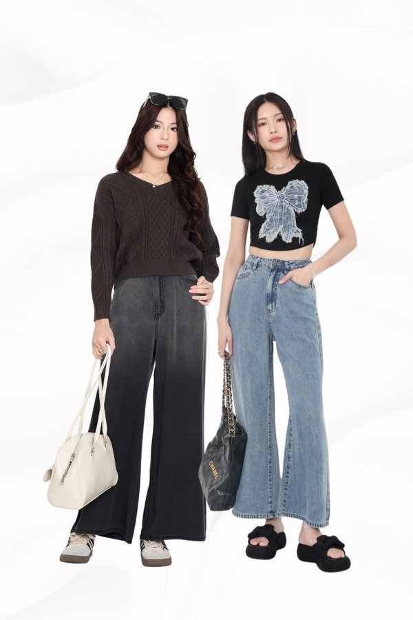 (PREORDER) *TPZ* CLASSIC (REGULAR) BASIC TENCEL JEANS (MULTIPLE COLOURS)