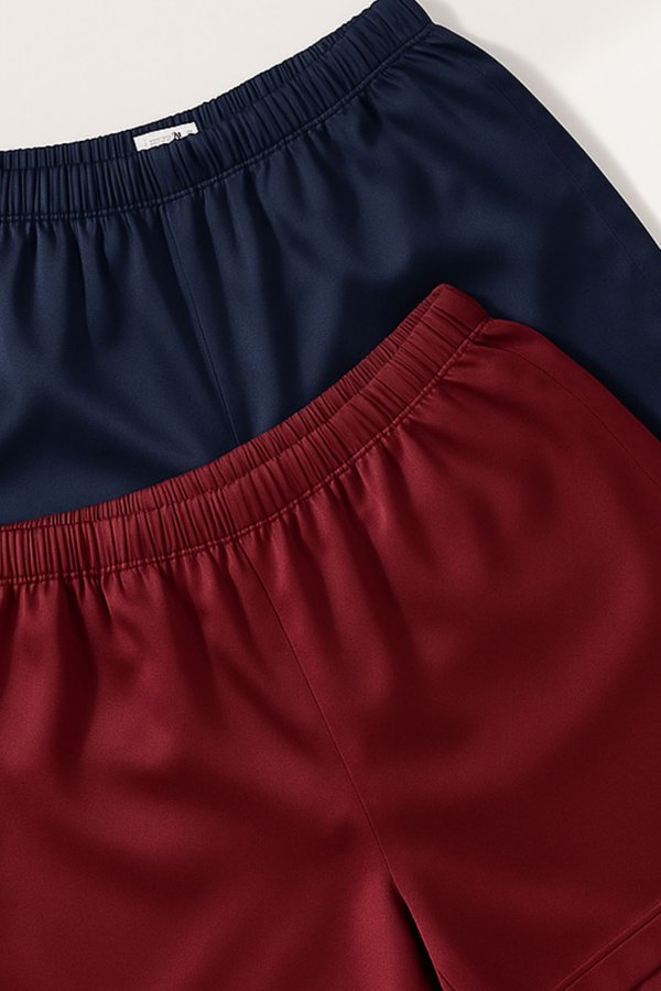 (PO ETA - END NOV) *TPZ LOUNGE* THE SUN TPZ SATIN UNISEX BERMS IN SOLID (MULTIPLE COLOURS)