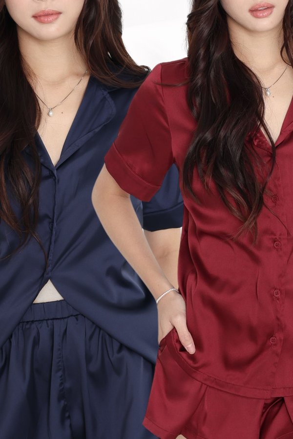 (PO ETA - END NOV) *TPZ LOUNGE* THE SUN TPZ SATIN UNISEX SHIRT IN SOLID (MULTIPLE COLOURS)