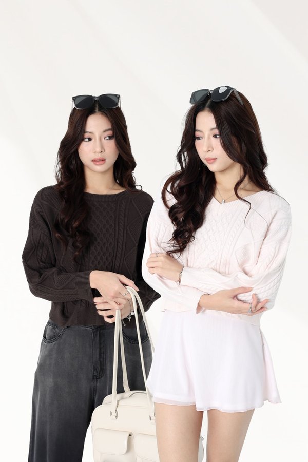 (PREORDER) *TPZ ICONKNIT* ZARIA 3.0 DUAL WAY KNIT PULLOVER TOP (MULTIPLE COLOURS) (PREORDER) *TPZ ICONKNIT* ZARIA 3.0 DUAL WAY KNIT PULLOVER TOP (MULTIPLE COLOURS)