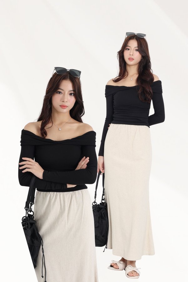 *TPZ PERFECT* GAIA LONG SLEEVES TOP (MULTIPLE COLOURS)