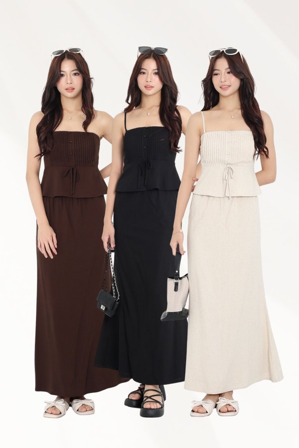 (PREORDER) *TPZ* PEBBLE LINEN BABYDOLL TOP (MULTIPLE COLOURS)