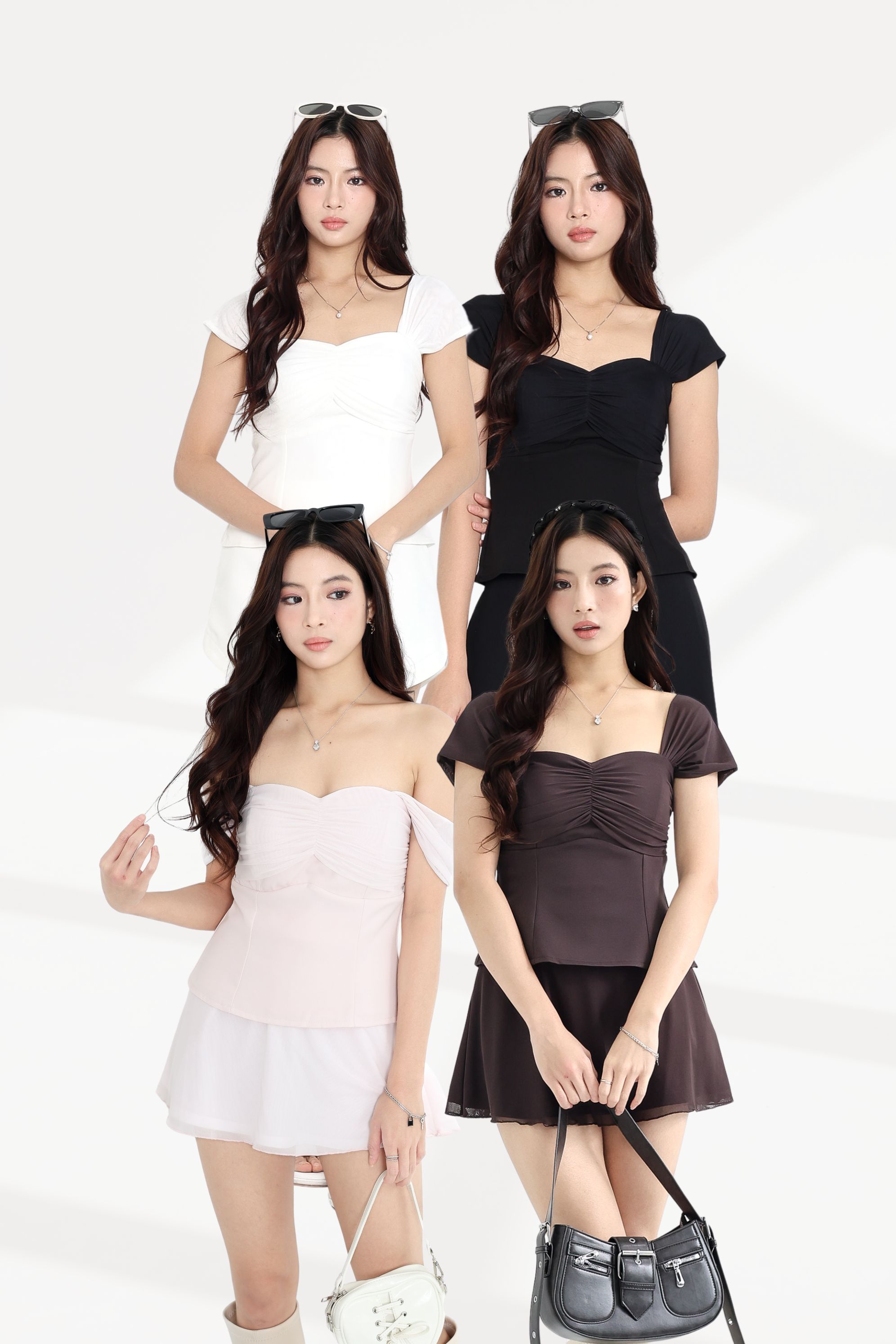 TPZ LUXE MESH* ESME TOP (MULTIPLE COLOURS) | TOPAZETTE