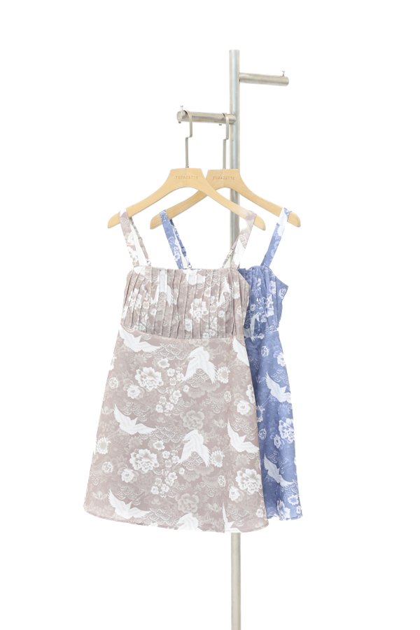 (PREORDER) *TPZ* HESTER MINI DRESS ROMPER WITH DETACHABLE SHORTS (FLIGHT OF BLESSINGS COLOURS)