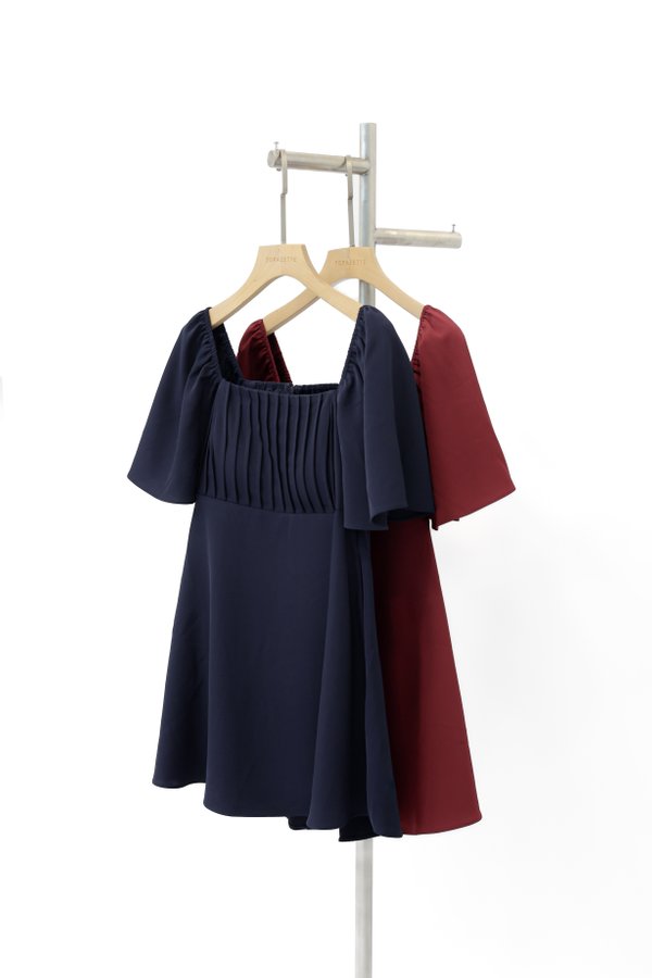 (PREORDER) *TPZ* HESTER MINI FLUTTER DRESS ROMPER WITH DETACHABLE SHORTS (SOLID COLOURS)