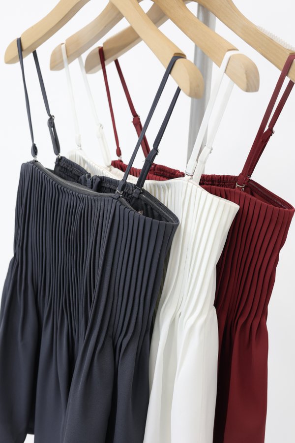 (PREORDER) *TPZ* ESTER BABYDOLL PLEATED TOP (MULTIPLE COLOURS)