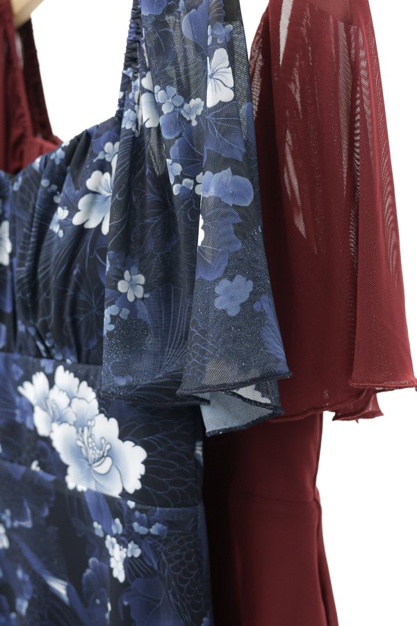 (PREORDER) *TPZ LUXE MESH* DESSA FLUTTER SLEEVES DRESS ROMPER WITH DETACHABLE SHORTS 2.0 (MULTIPLE COLOURS)