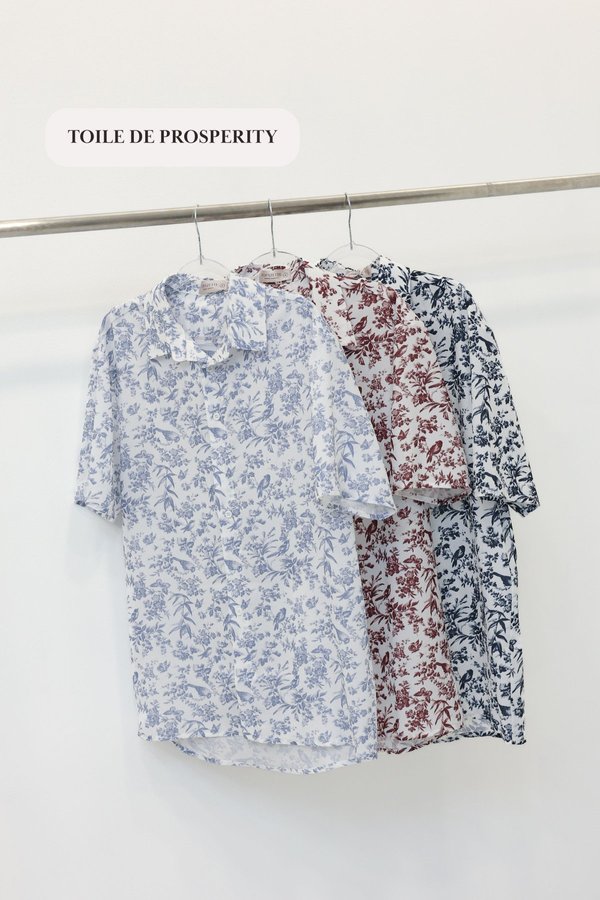 (PREORDER) *MINI TOPAZETTE* LITTLE DREMY SHIRT (TOILE DE PROSPERITY COLOURS)