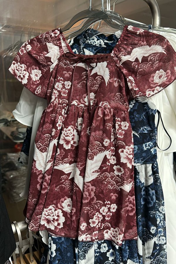 (PREORDER) *MINI TOPAZETTE* LUXE MESH DIORETTE RIBBON DRESS (FLIGHT OF BLESSINGS COLOURS)