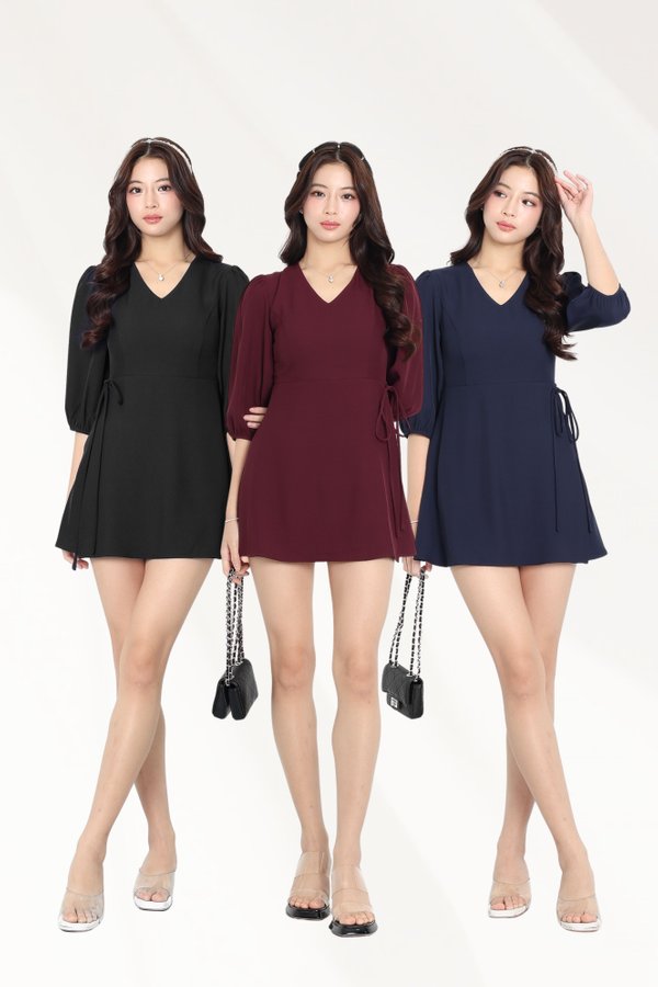 (PREORDER) *TPZ* CARA DRESS ROMPER 2.0 *WITH DETACHTABLE SHORTS* (MULTIPLE COLOURS)