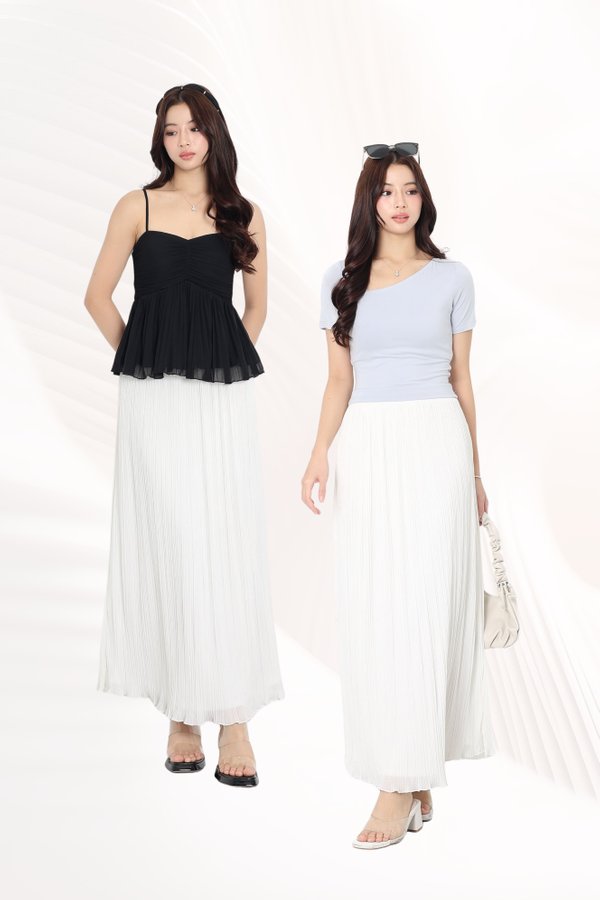 (PREORDER) *TPZ HOUSE OF PLEATS* STELLA MESH PLEATED SKIRT (MULTIPLE COLOURS)