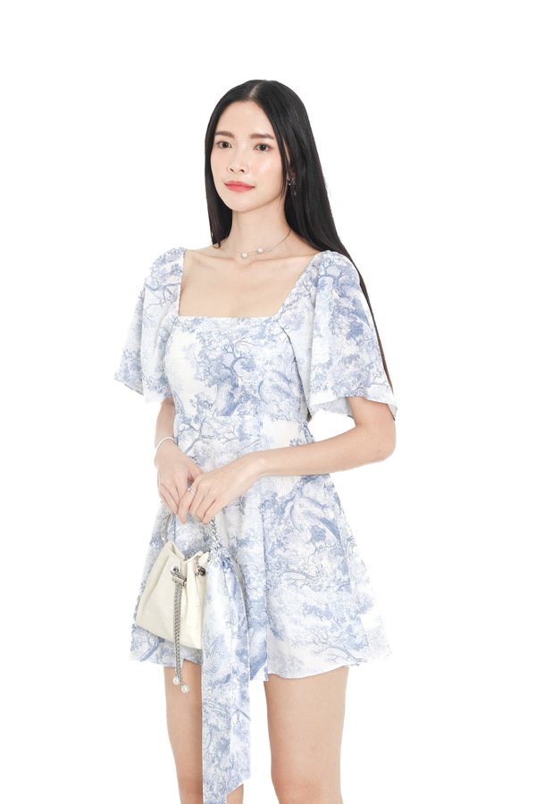 (PREORDER) *TPZ* VERA FLUTTER DRESS ROMPER WITH DETACHABLE SHORTS (MULTIPLE COLOURS)