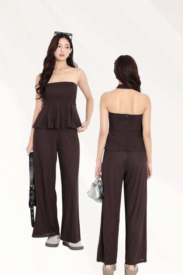 (PREORDER) *TPZ LUXE MESH* (REGULAR) STELLA 2.0 HIGH WAISTED FLOWY MESH PANTS (MULTIPLE COLOURS)