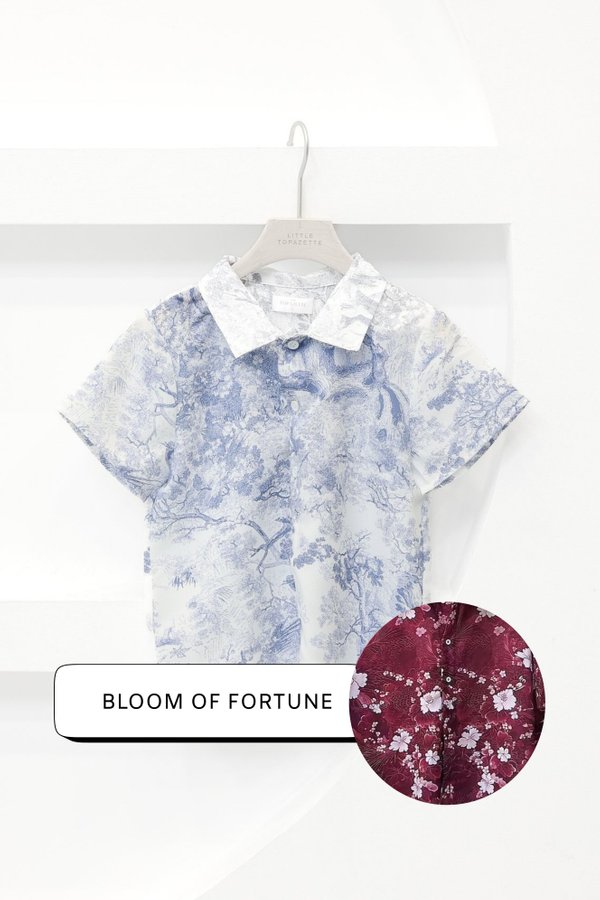 (PREORDER) *MINI TOPAZETTE* LITTLE DREMY SHIRT (BLOOM OF FORTUNE COLOURS)