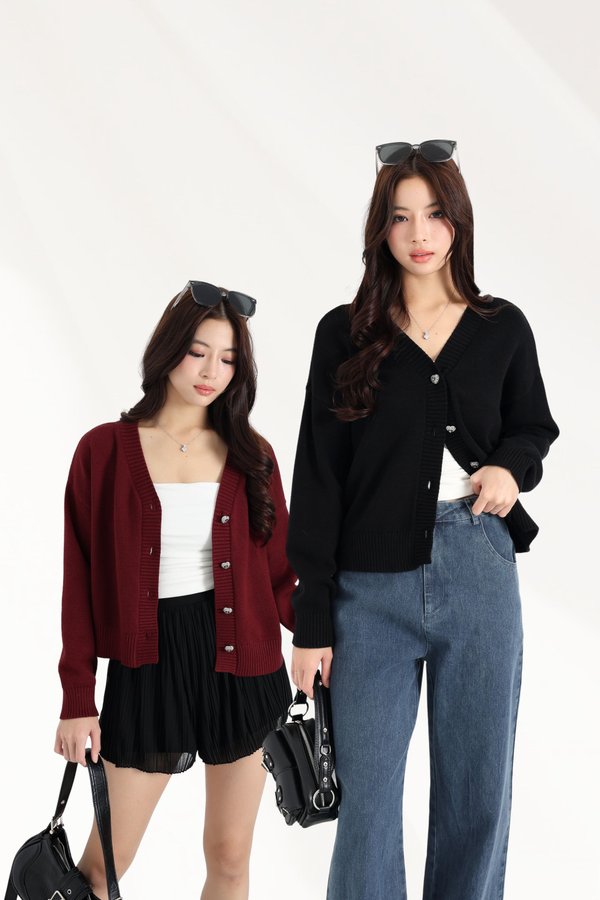 (PREORDER) *TPZ ICONKNIT* MISTLETOE GEMSTONE CARDIGAN 4.0 (MULTIPLE COLOURS)