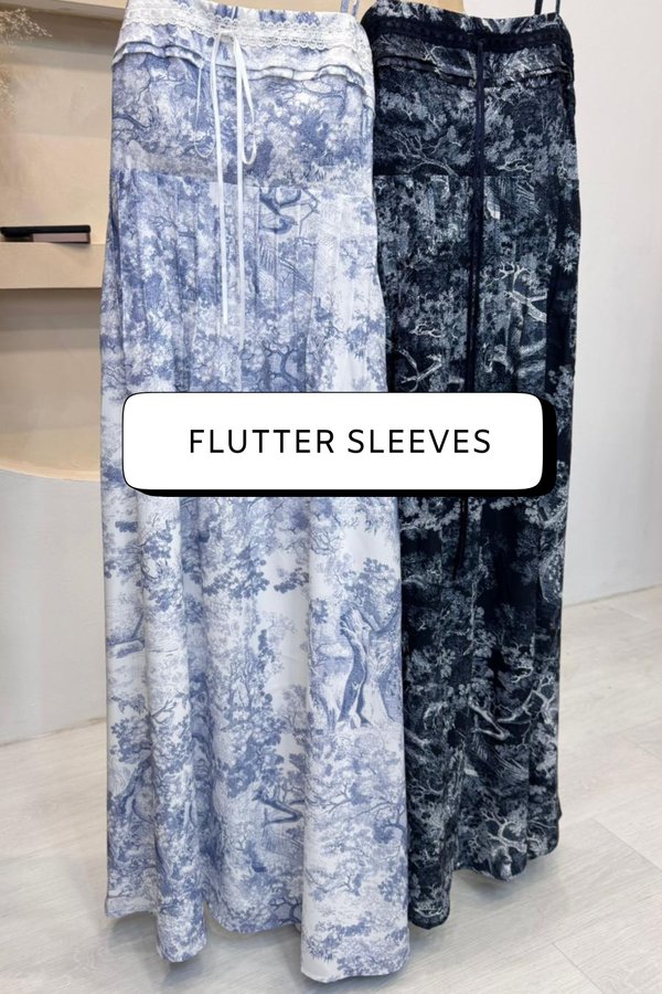 (PREORDER) *TPZ* DOLL RIBBON FLUTTER MAXI DRESS (MULTIPLE COLOURS)