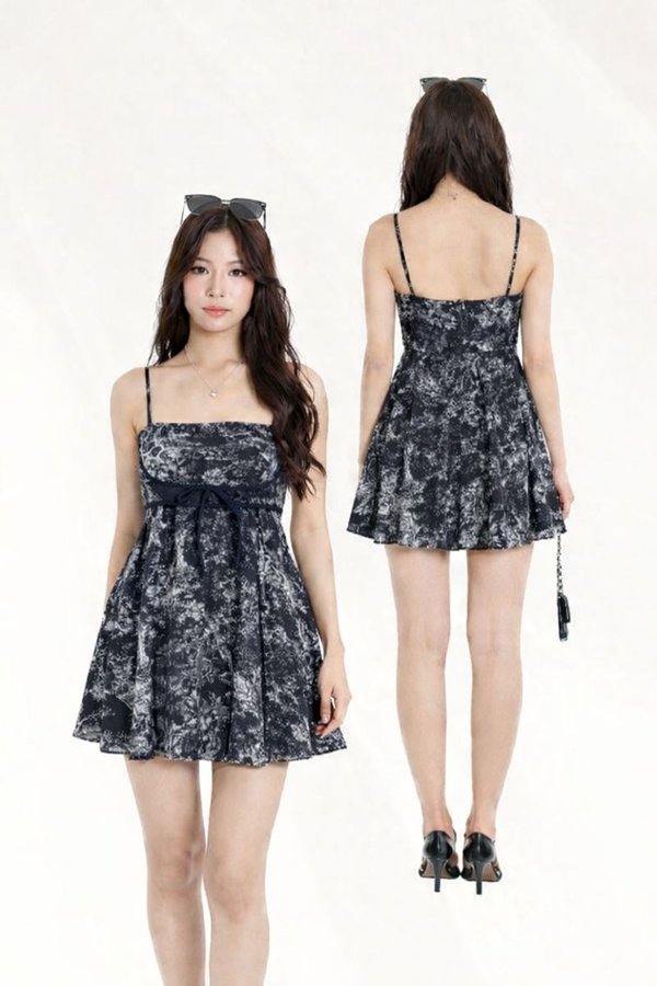 (PREORDER) *TPZ LUXE MESH* CELESTE CONTRAST MINI DRESS WITH DETACHABLE SHORTS (MULTIPLE COLOURS)