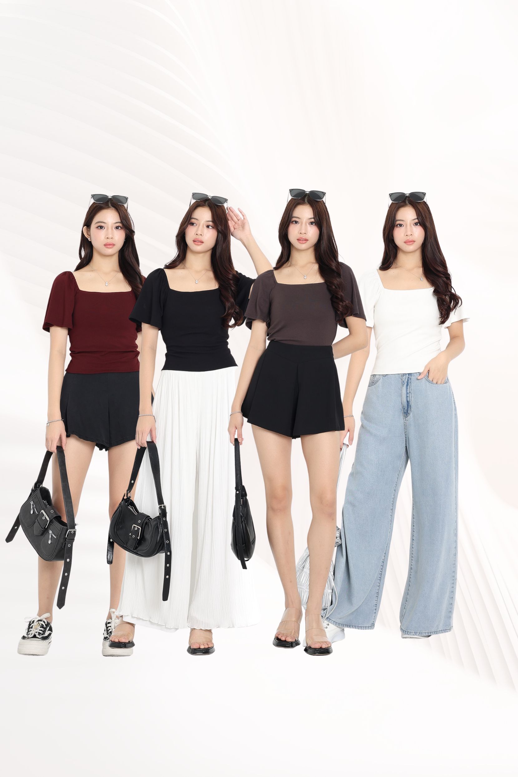TPZ PERFECT* HONOKA FLUTTER TOP (MULTIPLE COLOURS) | TOPAZETTE