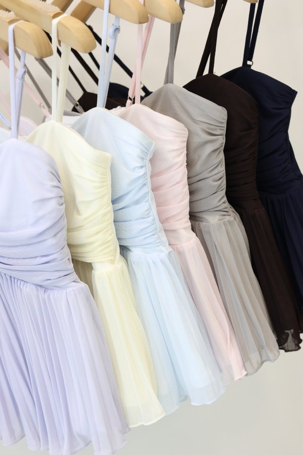 (PREORDER) *TPZ HOUSE OF PLEATS* VELLA MESH BABYDOLL PLEATED TOP (MULTIPLE COLOURS)