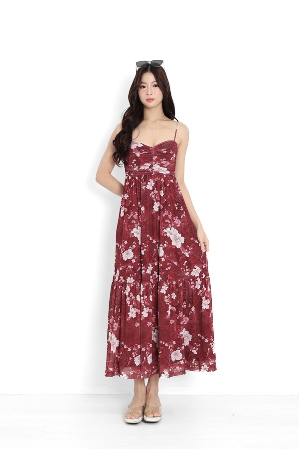 (PREORDER) *TPZ LUXE MESH* DIORA DROP HEM MAXI 3.0 (BLOOM OF FORTUNE COLOURS)