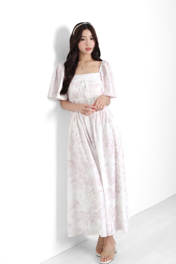 (PREORDER) *TPZ* DOLL RIBBON FLUTTER MAXI DRESS (MULTIPLE COLOURS)