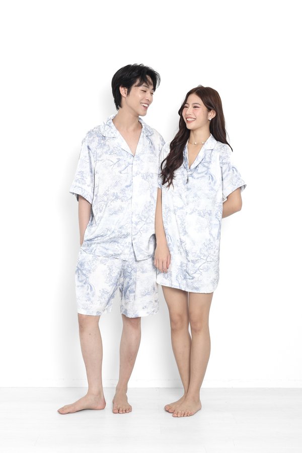 *TPZ LUXURY LOUNGE* THE SUN TPZ SATIN UNISEX SHIRT IN TOILE DE SECRET (MULTIPLE COLOURS)