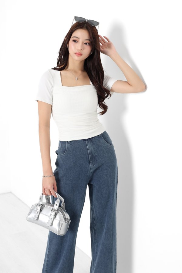 *LUXE MESH* CAS REGULAR TOP (MULTIPLE COLOURS)