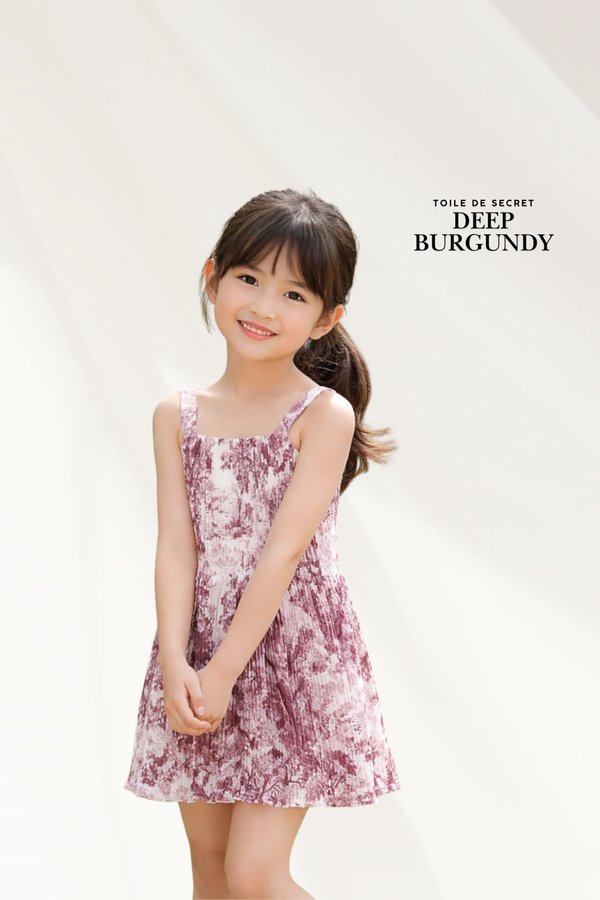 (PREORDER) *MINI TOPAZETTE* HOUSE OF PLEATS LUXE MESH DRESS (MULTIPLE COLOURS)