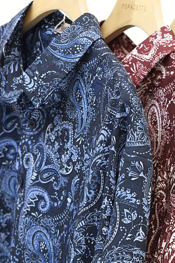 (PREORDER) *TPZ* DREMY UNISEX SHORT SLEEVES SHIRT (ETERNAL FORTUNE PAISLEY BATIK COLOURS)
