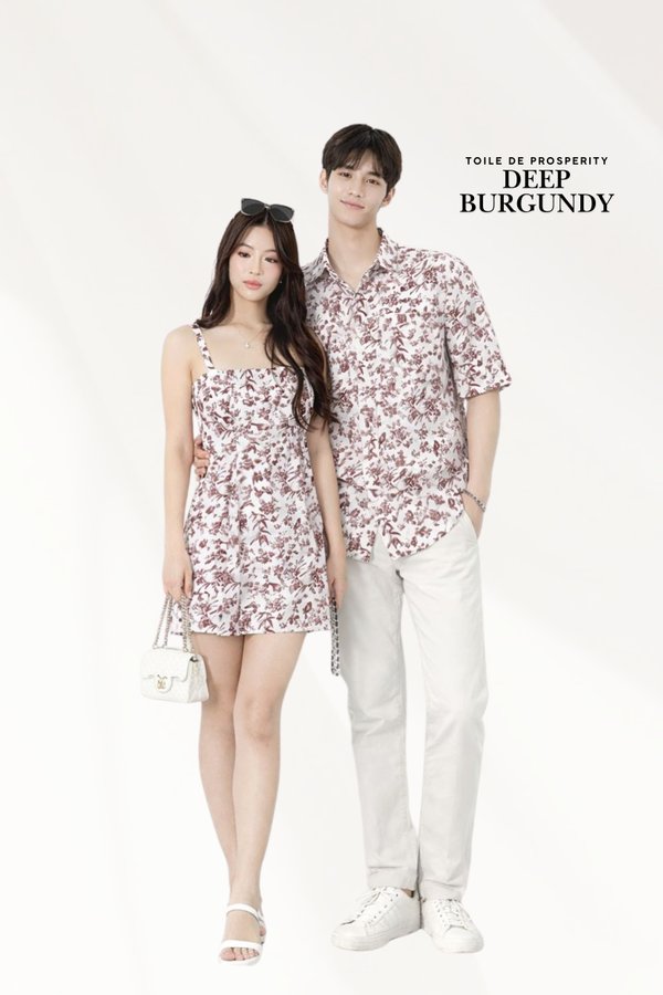 (PREORDER) *TPZ* DREMY UNISEX SHORT SLEEVES SHIRT (TOILE DE PROSPERITY COLOURS)