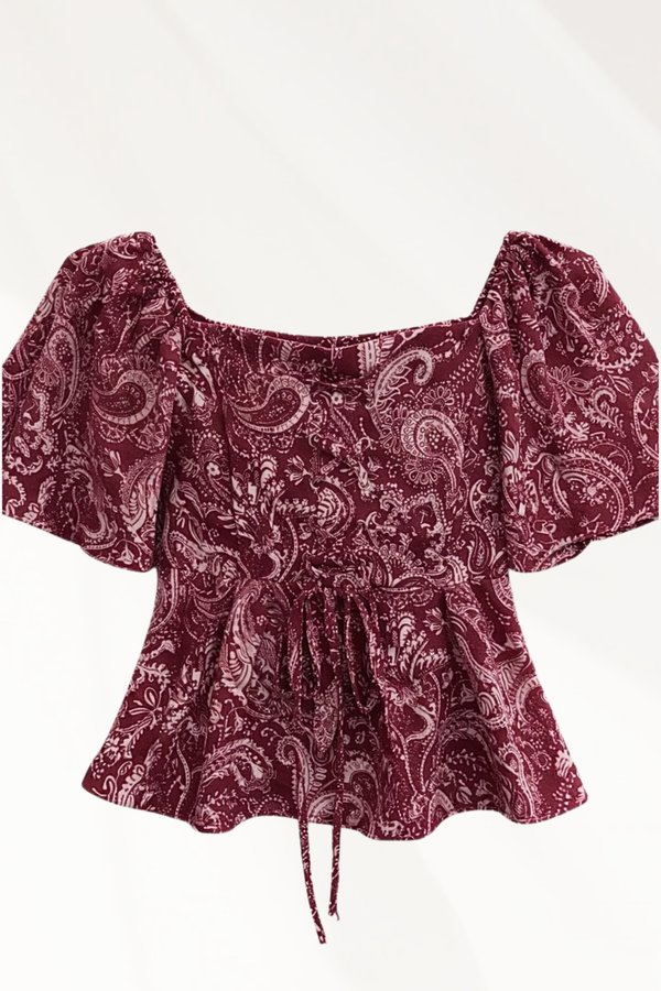 (PREORDER) *TPZ* TARA CORSET FLUTTER TOP (MULTIPLE COLOURS)