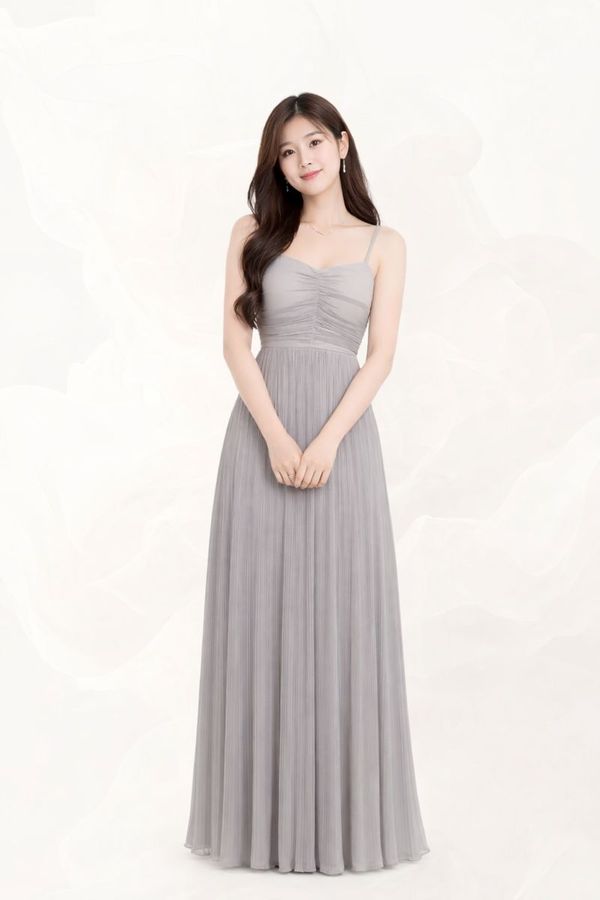 (PREORDER) *HOUSE OF PLEATS* VELLA MESH MAXI DRESS (MULTIPLE COLOURS)