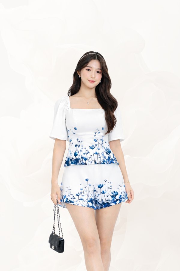 (PREORDER) *TPZ* LERA FLUTTER TOP (FLEUR DE BOTANIQUE COLOURS)