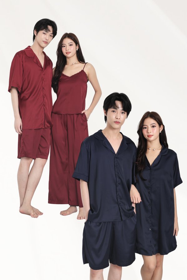 *TPZ LOUNGE* THE SUN TPZ SATIN UNISEX SHIRT IN SOLID (MULTIPLE COLOURS)