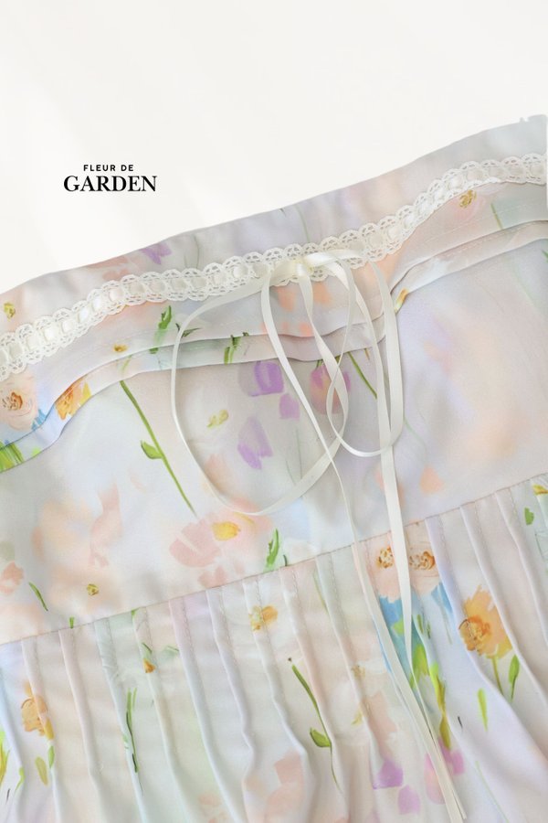 (PREORDER) *TPZ* DOLL RIBBON FLUTTER SLEEVES TOP (FLEUR SERIES COLOURS)