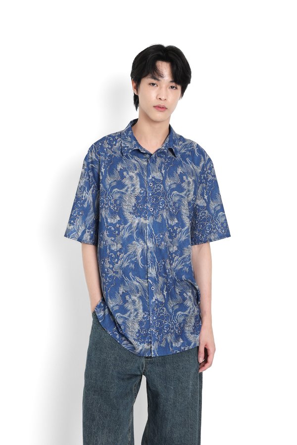 *TPZ* DREMY UNISEX SHORT SLEEVES SHIRT (STROKES OF FORTUNE COLOURS)