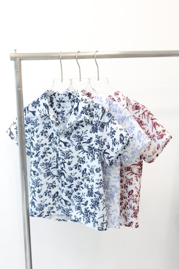 *MINI TOPAZETTE* LITTLE DREMY SHIRT (TOILE DE PROSPERITY COLOURS)