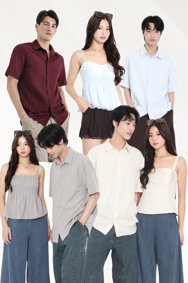 (PREORDER) *TPZ* ZEMY UNISEX SHORT SLEEVES SHIRT 2.0 (MULTIPLE COLOURS)