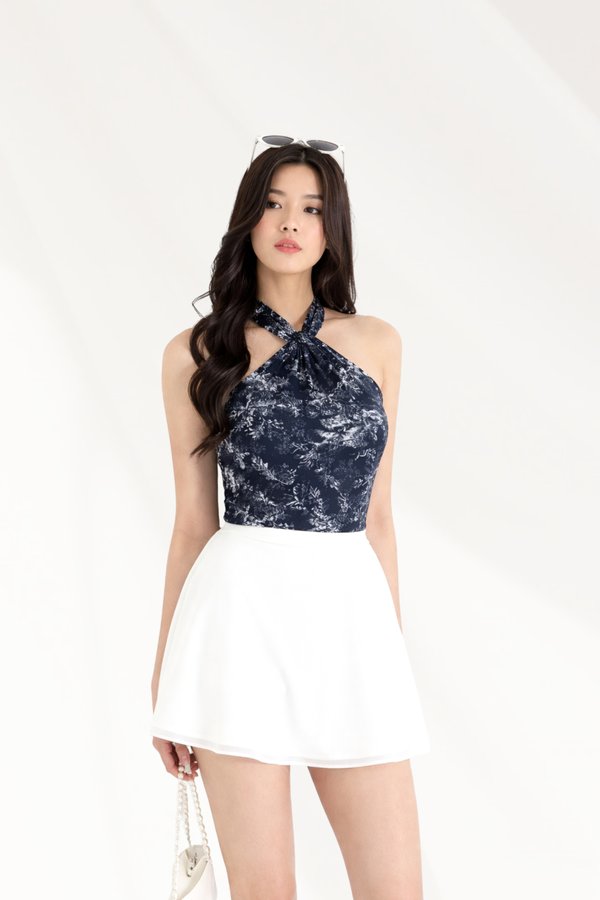 *TPZ LUXE MESH* ASTER HALTER RIBBON TOP 2.0 (TOILE COLOURS)