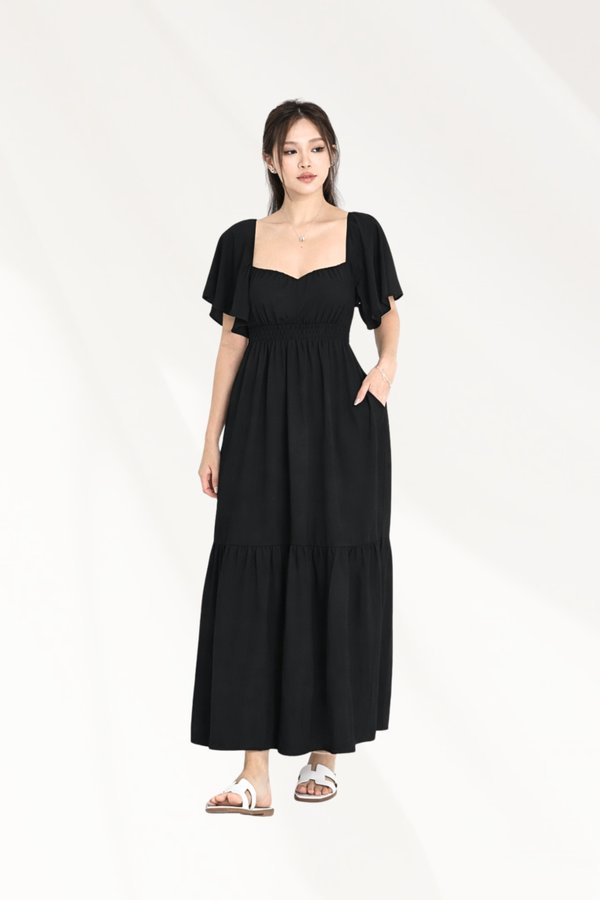 *TPZ* DIARA DROP HEM SLEEVES MAXI (MULTIPLE COLOURS)